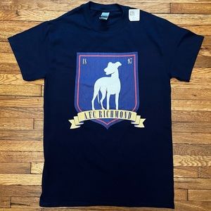 Ted Lasso AFC Richmond Crest T-Shirt Midnight Navy Adult Small